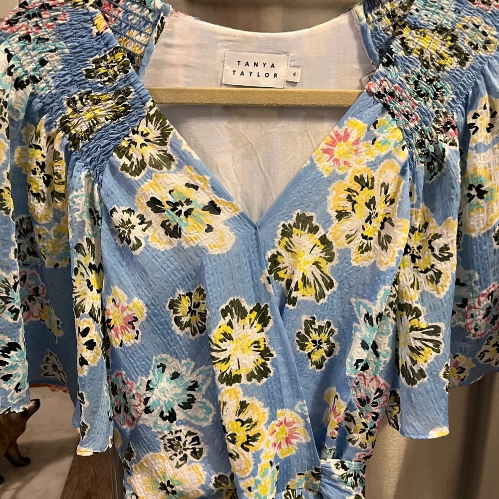 Tanya Taylor‎ Gorgeous Floral Wrap Dress, Size 4 , Very Versatile